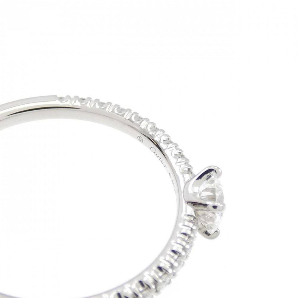 CARTIER Emerald-Cut Diamond Etincelle de Cartier Engagement Ring #45 Size: 3.25 - Picture 4 of 5